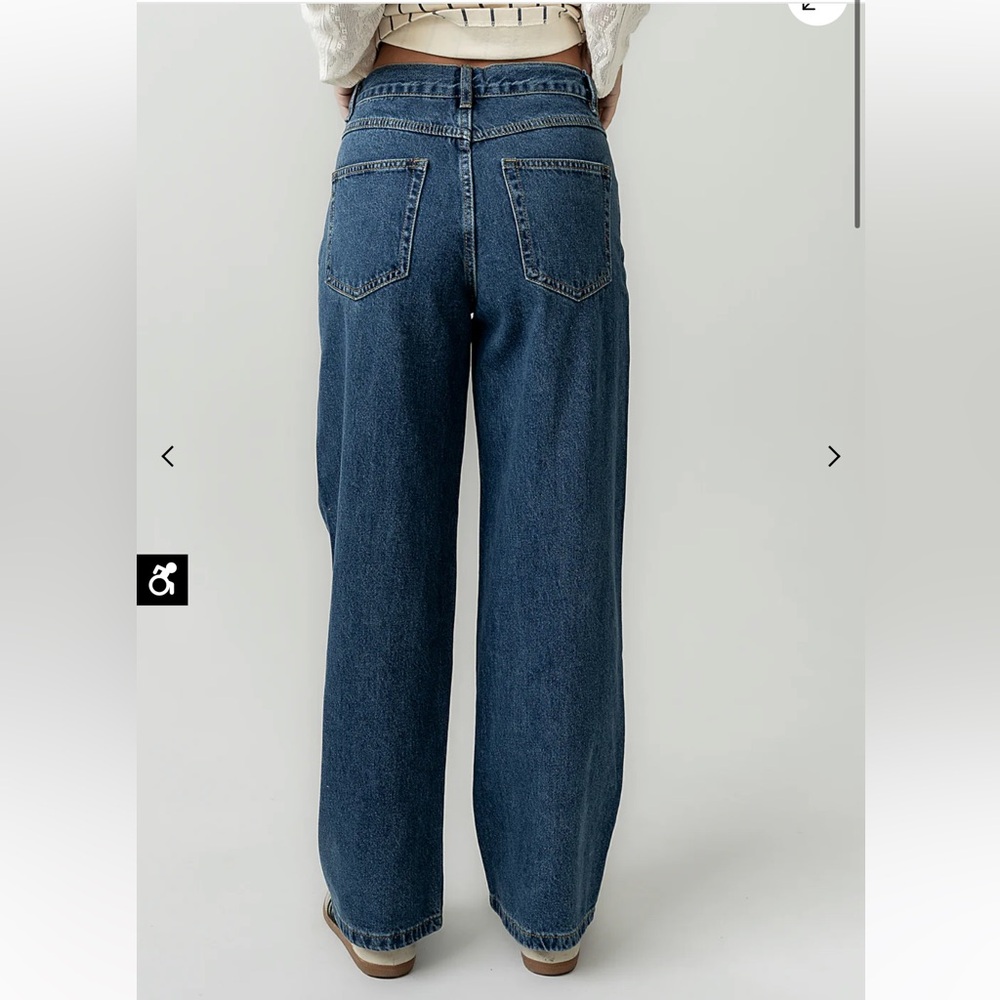 Bohme Maci Low Slung Baggy Jeans Size XS - Picture 6 of 10